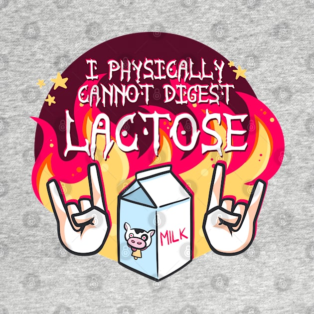 I Cannot Digest Lactose by jekylldraws